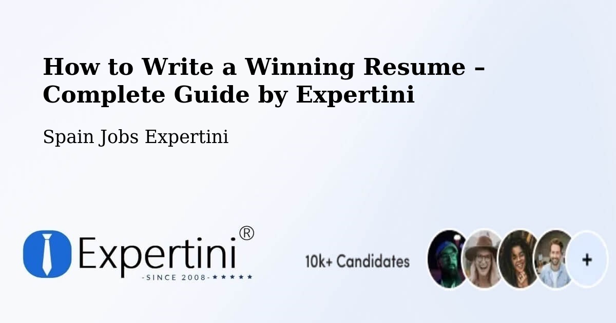 Resume Writing Guide for Job Seekers – Sils - Sils, Spain Jobs Expertini