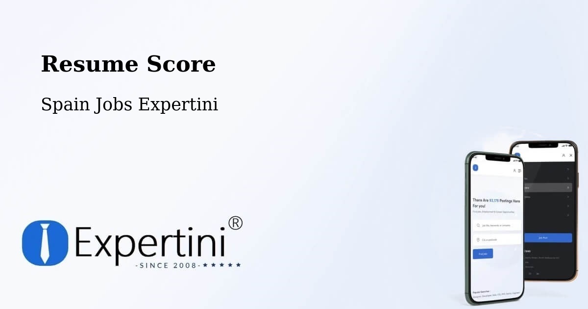 Resume Score & Job Description Match Tool – Sils - Spain Jobs Expertini